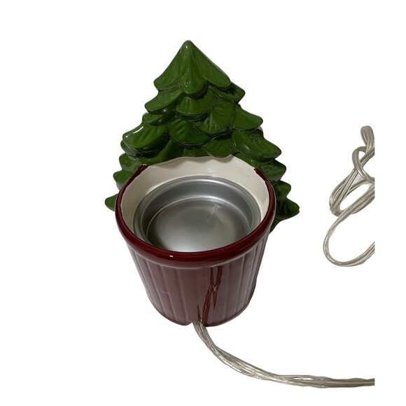 Yankee Candle Scenterpiece Easy Meltcup Warmer Christmas Tree Holiday Decor 8" - Picture 4 of 8